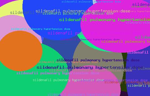 SILDENAFIL PULMONARY HYPERTENSION DOSE